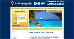 Desktop Screenshot of disabledcruiseclub.com